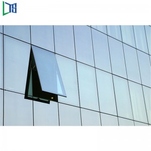 Moderne design handel udvendigt strukturelle glasfasader bygning leverandører af aluminium gardinvæg